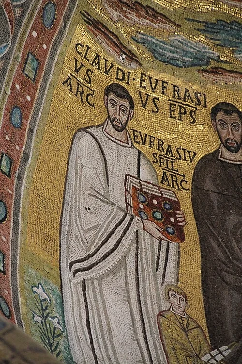 L'archidiacre et l'enfant — Eufrazijeva bazilika