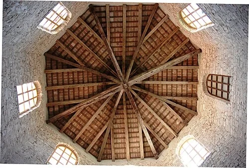 Le plafond octogonal du baptistère — Eufrazijeva bazilika