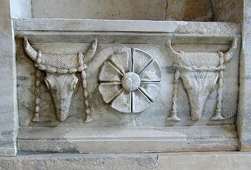 The Bull’s Head Frieze — Sanctuary of the Great Gods audio guide stop