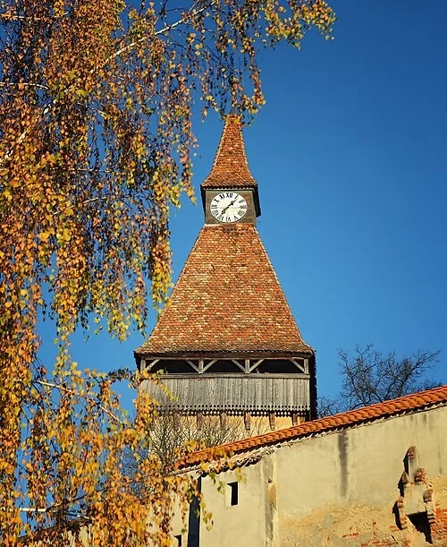 The Clock Tower — Biertan fortified church audio guide stop