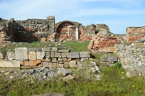 Les grands thermes — Cetatea Histria