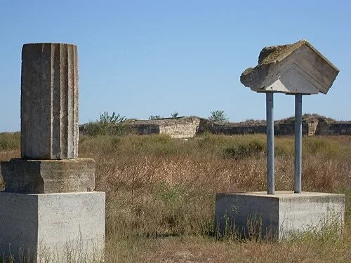 La zone sacrée — Cetatea Histria
