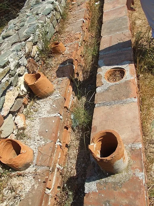 Le système de chauffage — Cetatea Histria