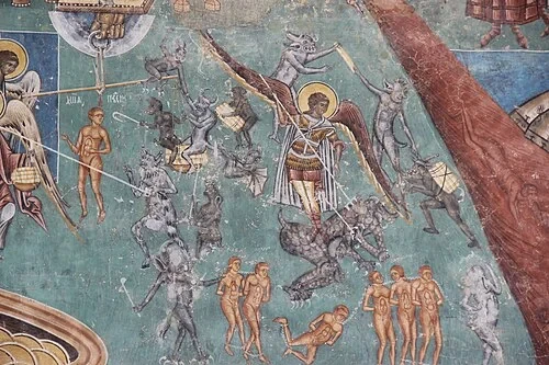 La pesée des âmes — Mănăstirea Voroneț