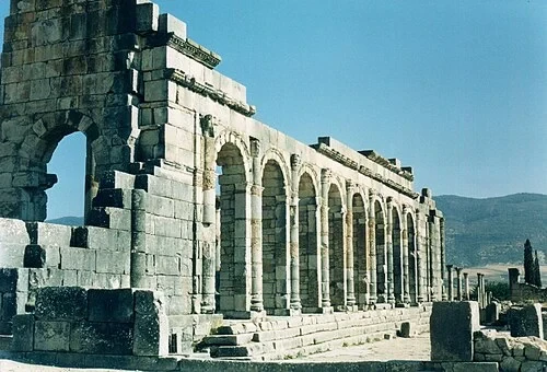 Колонны базилики — Volubilis