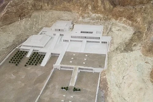 La vision de l'architecte — Mortuary Temple of Hatshepsut
