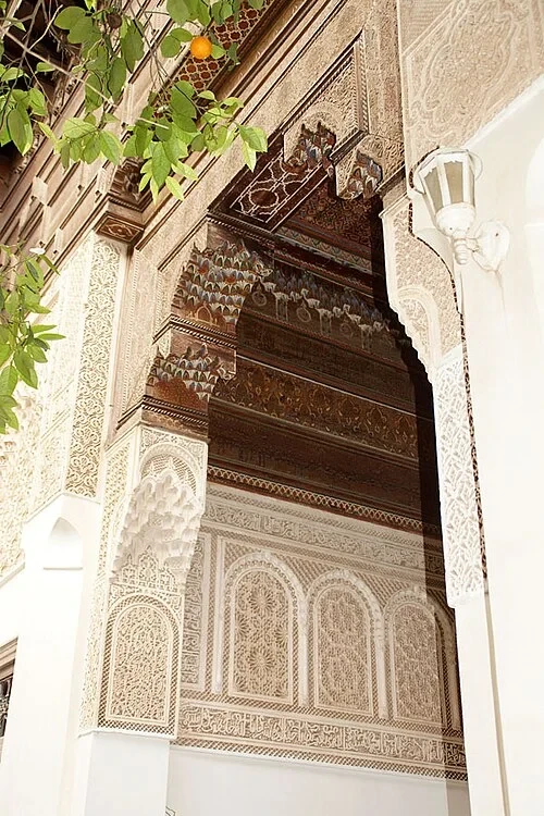 L'arche sculptée — Bahia Palace