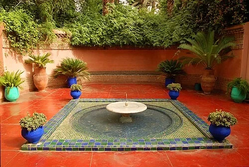 La cour des zelliges — Jardin Majorelle