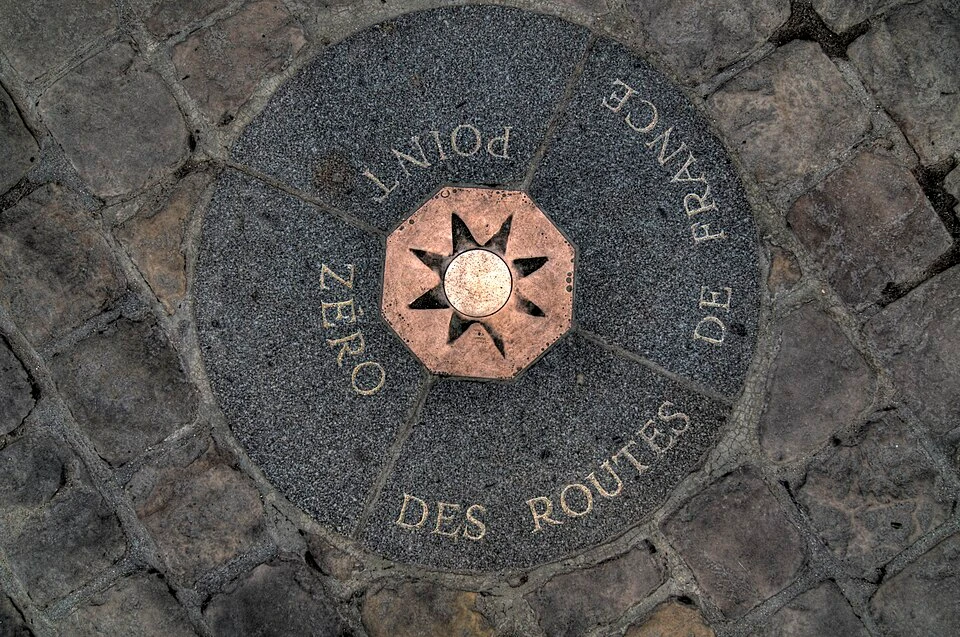 Point Zero of French Roads — Île de la Cité audio guide stop