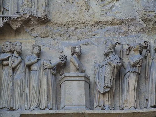 The Baptism of Clovis — Cathédrale Notre-Dame de Reims audio guide stop