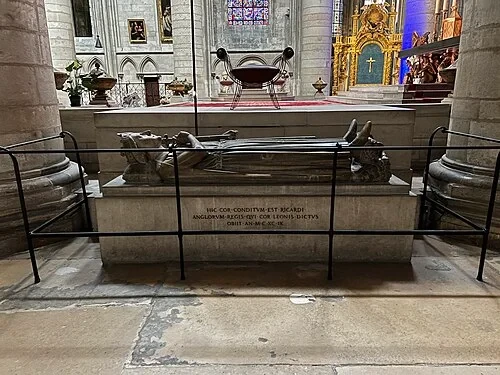 Tomb of Richard the Lionheart — Cathédrale Notre-Dame de Rouen audio guide stop