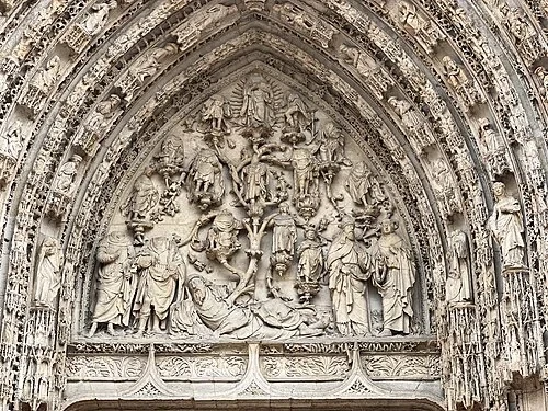 The Jesse Tree Tympanum — Cathédrale Notre-Dame de Rouen audio guide stop
