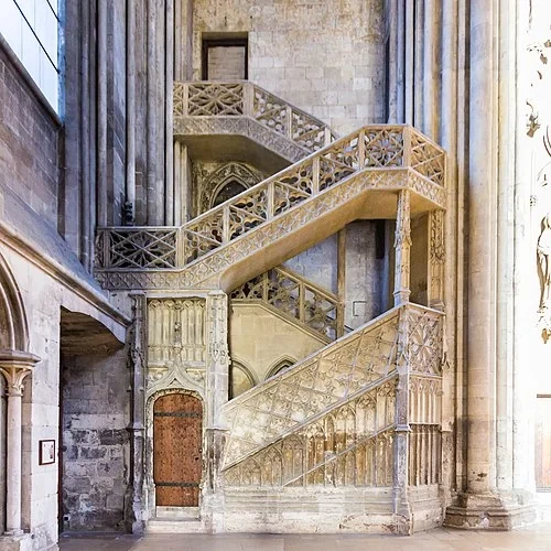The Booksellers' Staircase — Cathédrale Notre-Dame de Rouen audio guide stop