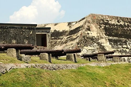 The Lower Cannon Batteries — Castillo de San Felipe de Barajas audio guide stop