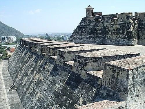 The Tiered Parapets — Castillo de San Felipe de Barajas audio guide stop
