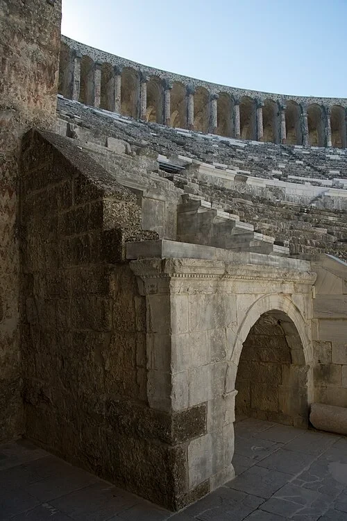 The Vomitorium Arch — Aspendos Antik Tiyatrosu audio guide stop