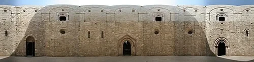 The Central Courtyard — Castel del Monte audio guide stop