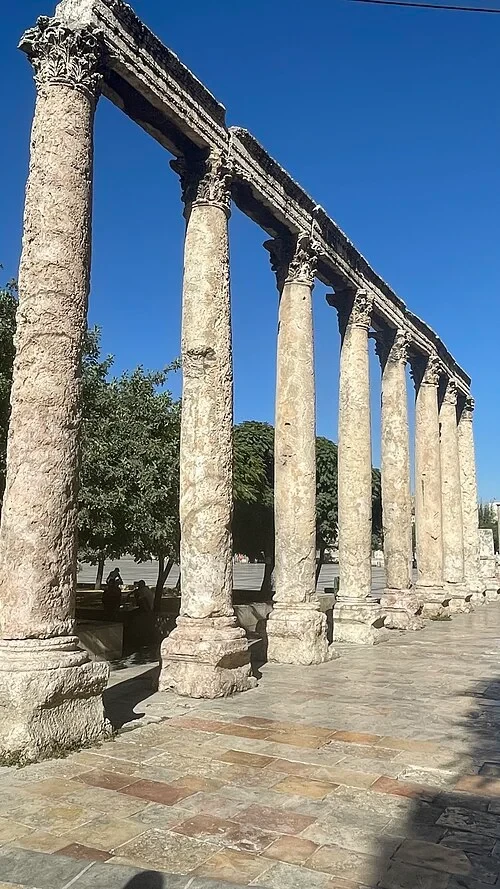 The Roman Colonnade — Roman Theatre of Amman audio guide stop