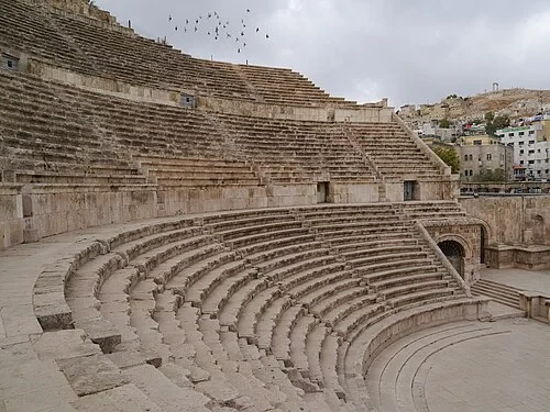 The Cavea Seating Tiers — Roman Theatre of Amman audio guide stop