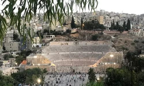 Hashemite Plaza Overview — Roman Theatre of Amman audio guide stop