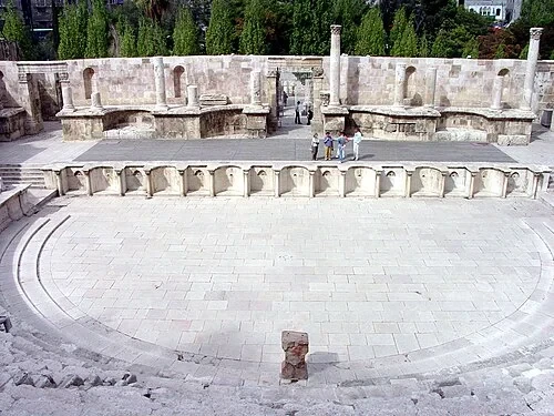 The Orchestra and Stage — Roman Theatre of Amman audio guide stop
