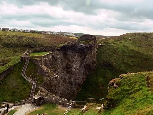 The Upper Mainland Courtyard — Tintagel Castle audio guide stop