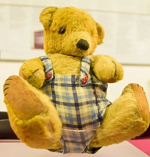 Alan Turing Teddy Bear — Bletchley Park audio guide stop