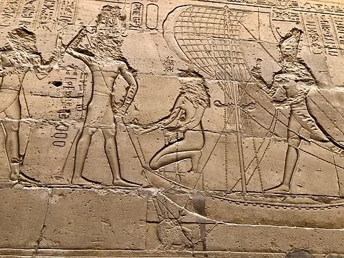 Relief of the Victory of Horus — Temple of Edfu audio guide stop
