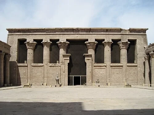 The Pronaos Colonnade — Temple of Edfu audio guide stop