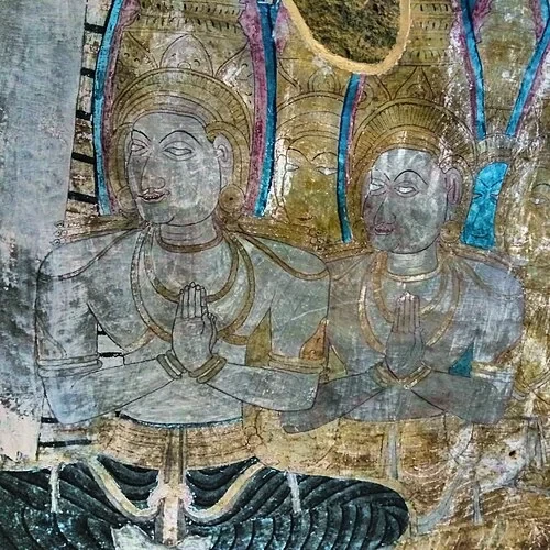 The Kandyan Wall Paintings — Dambulla cave temple audio guide stop