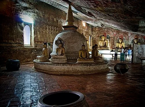 The Sacred Stupa of Maharaja Lena — Dambulla cave temple audio guide stop