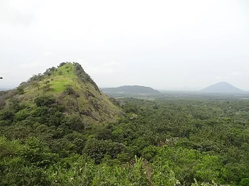 The Summit Terrace View — Dambulla cave temple audio guide stop