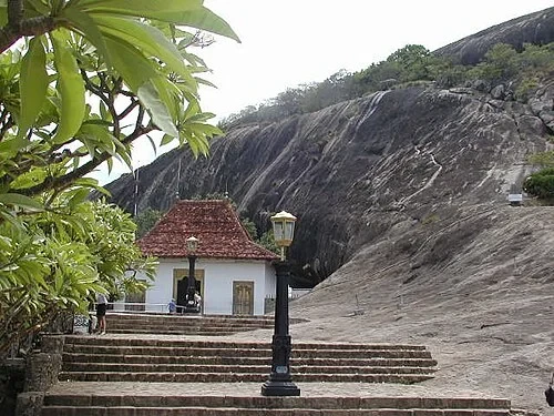 The Stone Steps of Dambulla Rock
