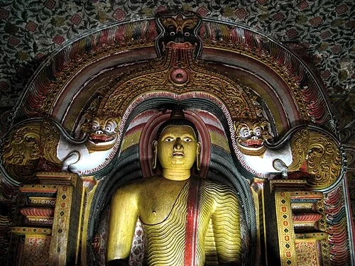 The Dragon Arch — Dambulla cave temple audio guide stop