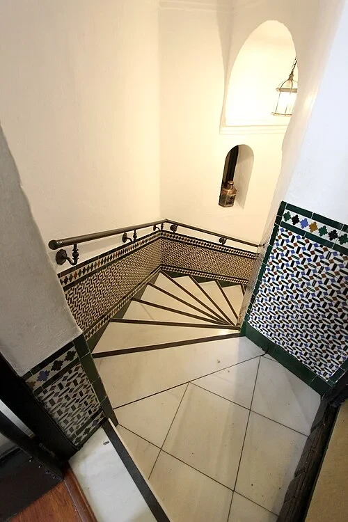 The Mudejar Stairway — Torre del Oro audio guide stop