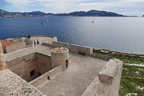 The Upper Terrace — Château d'If audio guide stop