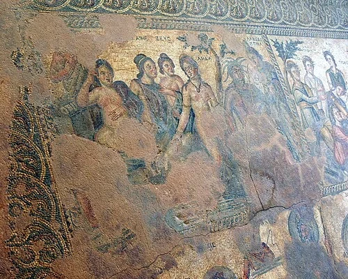 레다와 백조 모자이크