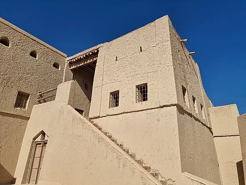 The Modern House Facade — Bahla Fort audio guide stop